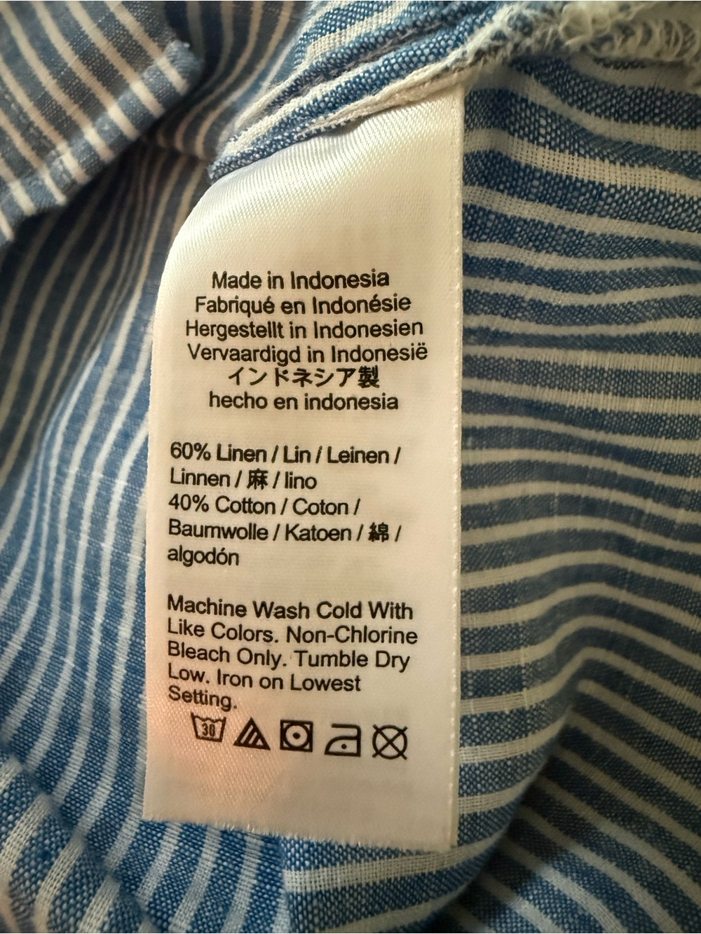 J. Crew linen/cotton blend cover-up, NWOT, xs, fits like S-M - Picture 4 of 4